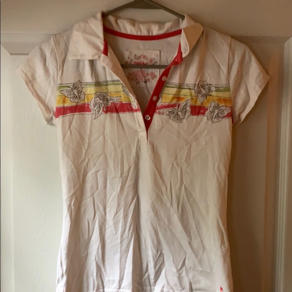 Women’s white polo Massimo large white